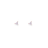 Triangle Solitaire Studs - LIORA - 925 Silver Jewellery