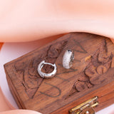 Sparkling Silver Hoops - LIORA - 925 Silver Jewellery