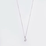 Sterling Silver Moon & Star Symphony Necklace - LIORA - 925 Silver Jewellery
