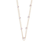 Gold Plated Layered Pearl Necklace - LIORA - 925 Silver Jewellery