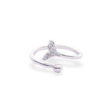 Sparkling Mermaids Tail Ring - LIORA - 925 Silver Jewellery