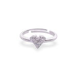 Silver Heart Ring - LIORA - 925 Silver Jewellery