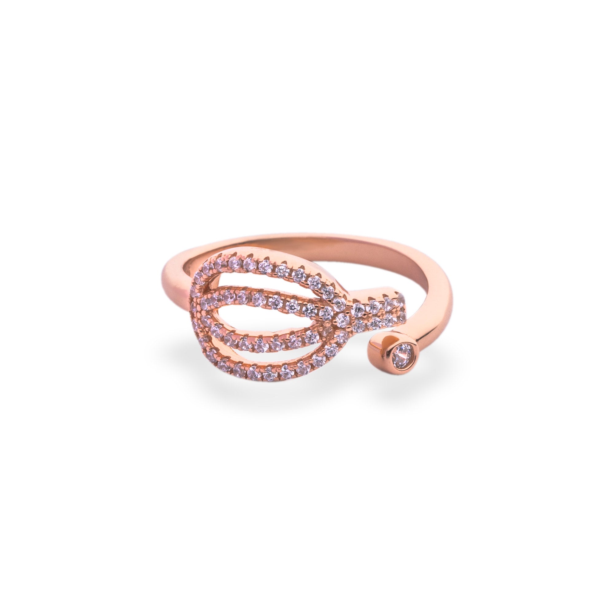 Exquisite Rose Gold Ring - LIORA - 925 Silver Jewellery