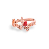 Rose Gold Bunny Love You Ring - LIORA - 925 Silver Jewellery