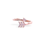 Arrow Spark Diamond Ring - LIORA - 925 Silver Jewellery