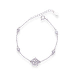 Sailor's Wheel Baguette Link Chain Bracelet - LIORA - 925 Silver Jewellery