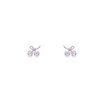 Silver Cherry Studs - LIORA - 925 Silver Jewellery