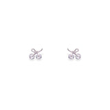 Silver Cherry Studs - LIORA - 925 Silver Jewellery