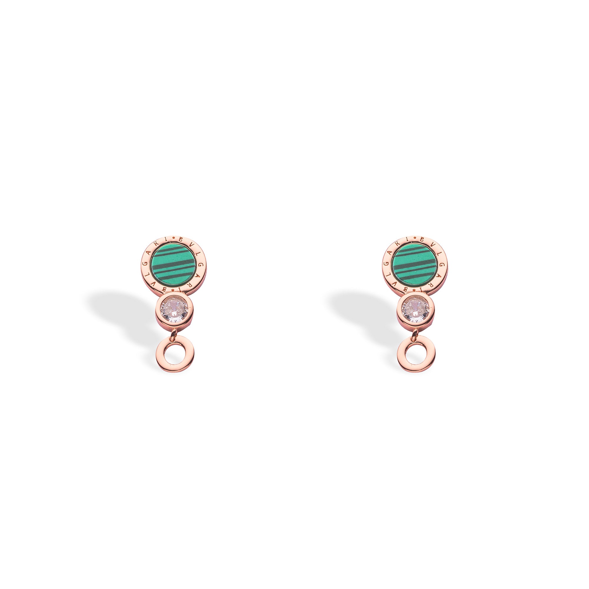 Green Halo Earrings - LIORA - 925 Silver Jewellery