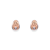 Designer Rose Gold Earrings - LIORA - 925 Silver Jewellery