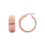 Rose Glow Hoops - LIORA - 925 Silver Jewellery