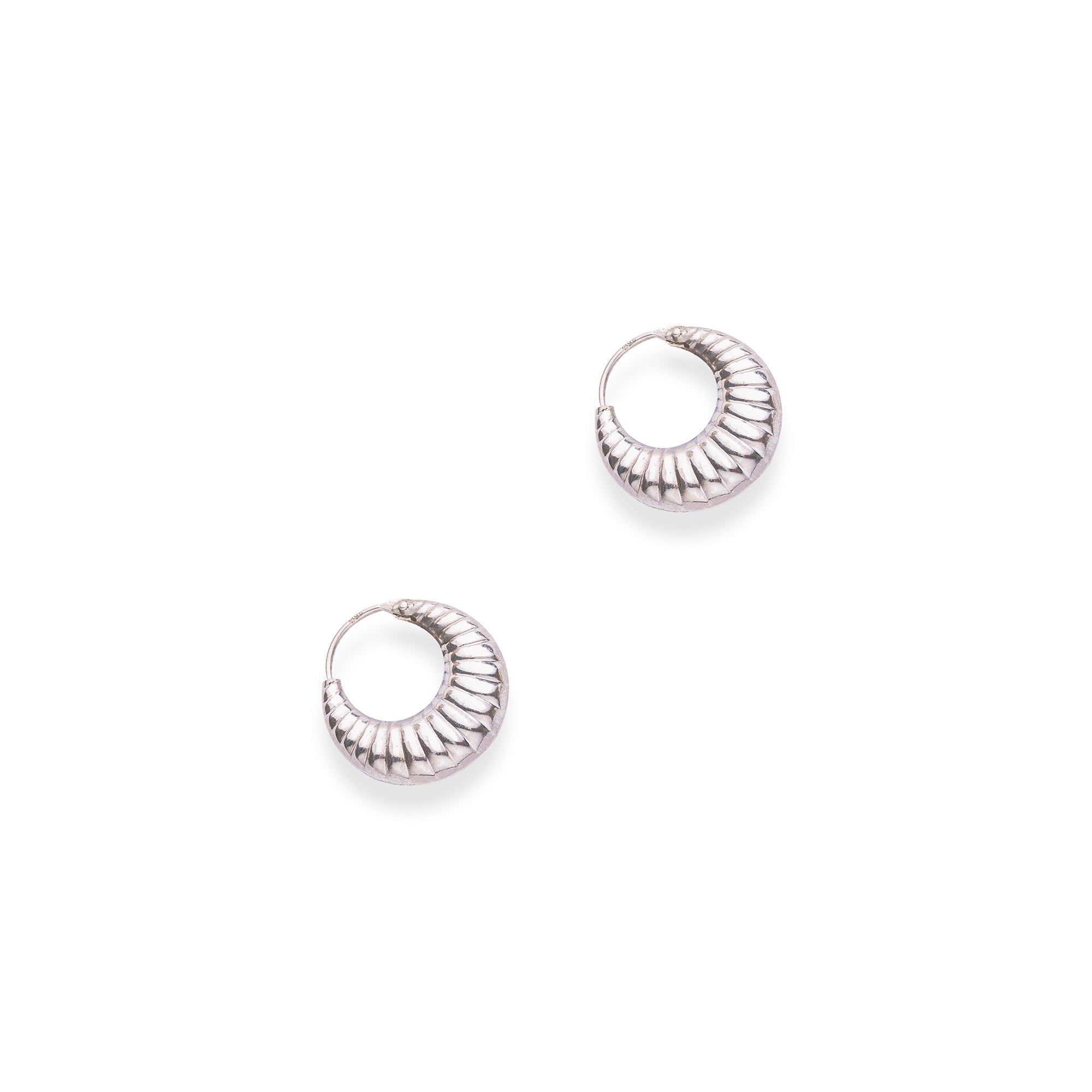 Sleek Silver Circlets - LIORA - 925 Silver Jewellery