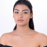 Moon Star And Sun Triple Layer Necklace - LIORA - 925 Silver Jewellery