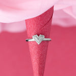 Silver Heart Ring - LIORA - 925 Silver Jewellery