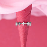 Sparkling Silver Cross Ring - LIORA - 925 Silver Jewellery