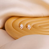 Rose Gold Dainty Elegant Studs - LIORA - 925 Silver Jewellery