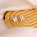 Designer Rose Gold Earrings - LIORA - 925 Silver Jewellery