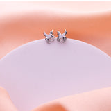 Silver Unicorn Studs - LIORA - 925 Silver Jewellery