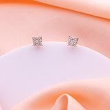 Mini Cubic Diamond Studs - LIORA - 925 Silver Jewellery