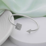 Silver Arrow Head Cuff Bracelet - LIORA - 925 Silver Jewellery