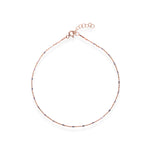 Dual Tone Harmony Anklet - LIORA - 925 Silver Jewellery