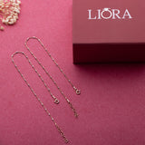 Dual Tone Harmony Anklet - LIORA - 925 Silver Jewellery