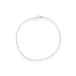 Silver Twisted Anklet - LIORA - 925 Silver Jewellery