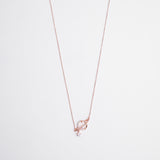 Sterling Silver Rose Gold Plated Celestial Cosmos Necklace - LIORA - 925 Silver Jewellery