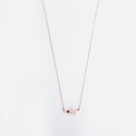 Rose Gold Valentine Heart Bottle Necklace - LIORA - 925 Silver Jewellery