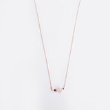 Rose Gold Valentine Heart Bottle Necklace - LIORA - 925 Silver Jewellery