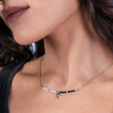 Sterling Silver Wanderlust Beads Necklace - LIORA - 925 Silver Jewellery