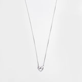 Silver Sparkling Infinity Heart Necklace - LIORA - 925 Silver Jewellery